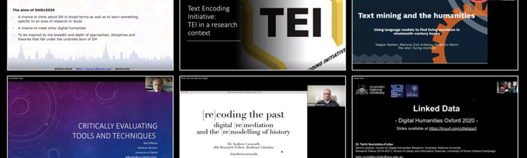 Digital Humanities at Oxford Summer School Digital Humanities Oxford