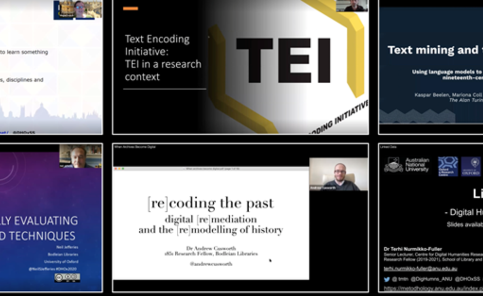 Digital Humanities at Oxford Summer School Digital Humanities Oxford